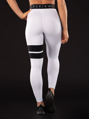 Ryderwear Block Banded Tights Limited - White