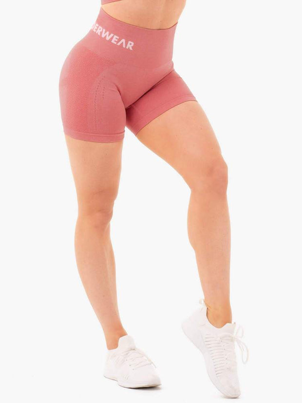 Ryderwear Seamless Staples Shorts - Rose Pink Marl