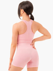Ryderwear Seamless Staples Sports Bra - Baby Pink Marl
